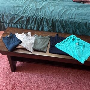 Bundle old navy 4 crop t shirt rib 2 tank small x small high neck racerback